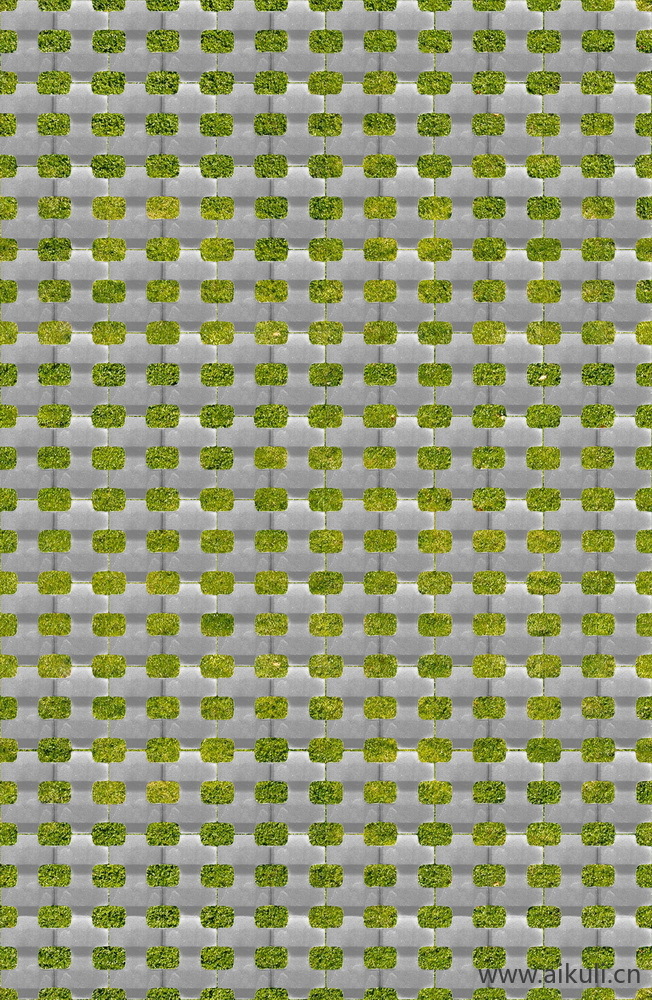 井字植草砖