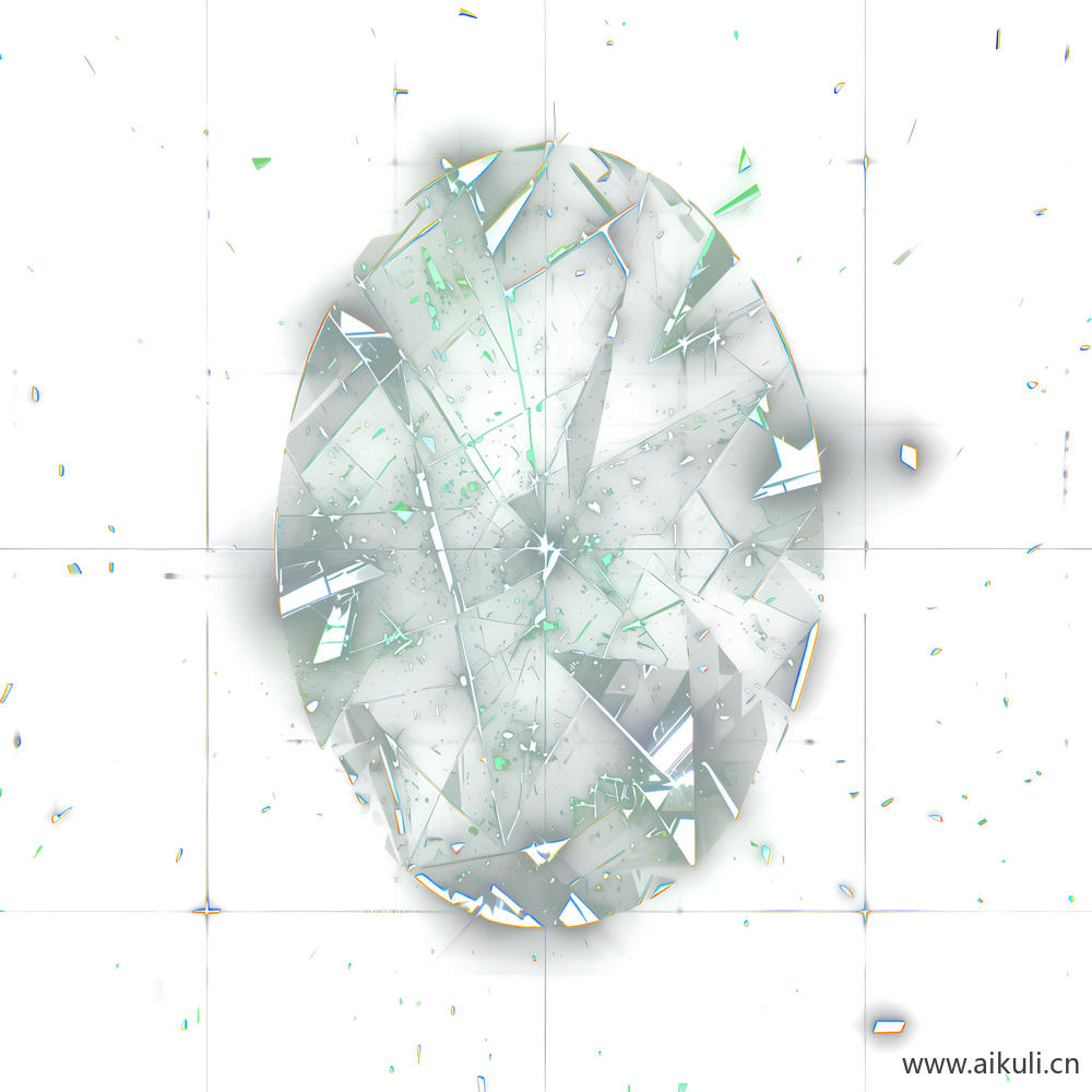 破碎玻璃透明无底贴图PNGBP