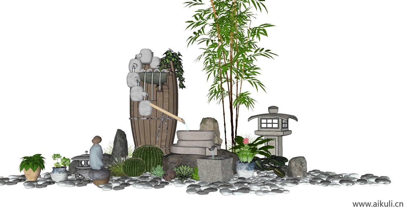 -陶罐老物件SU模型 (8)