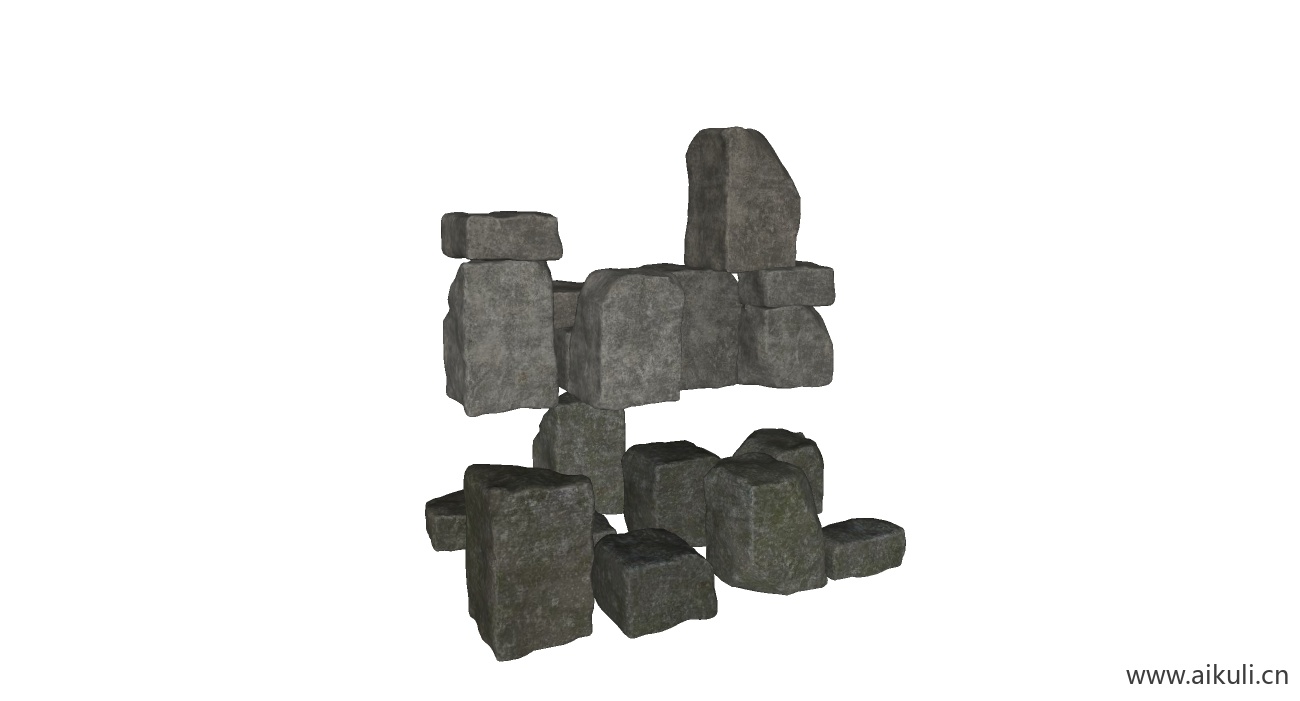 假山 枯山石景观小品 泰山石