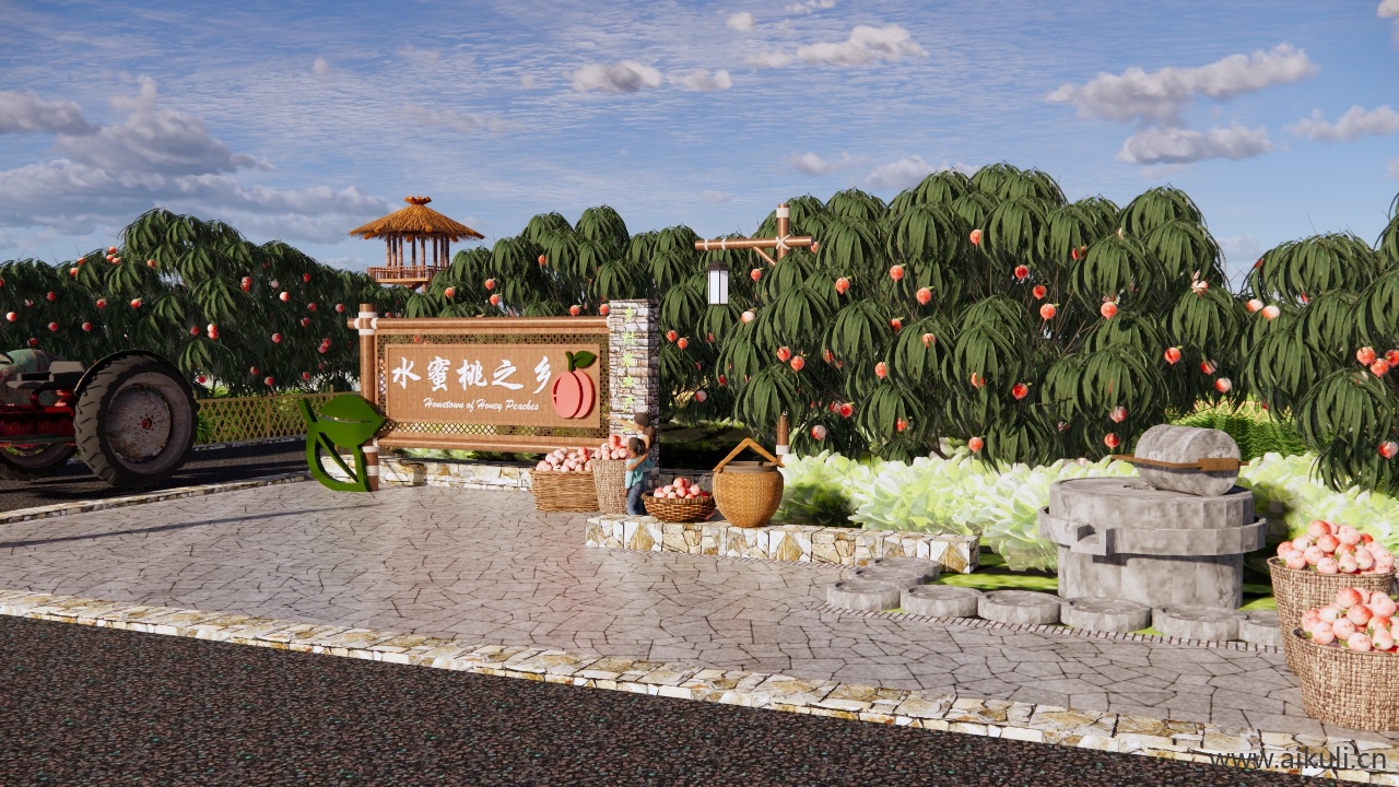 乡村农业园观光园亲子农场农家乐共享农庄菜地