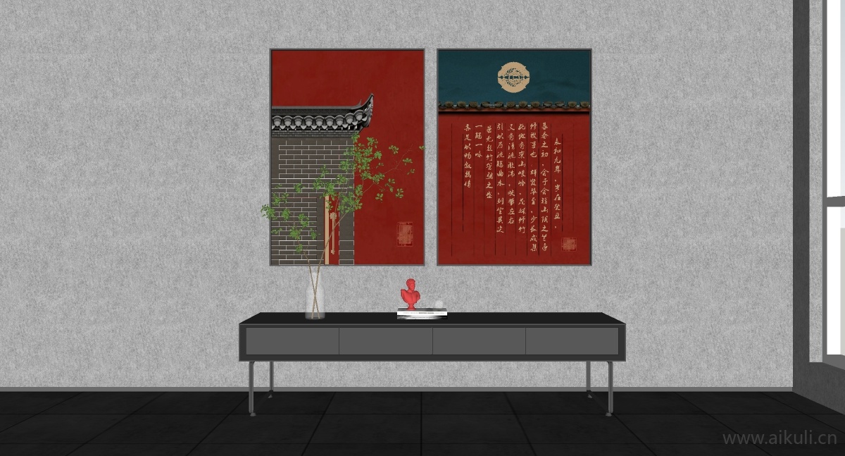 新中式装饰画挂画