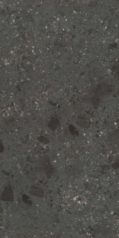 石材岩石贴图Nero ombrato水磨石黑 300x150 F03