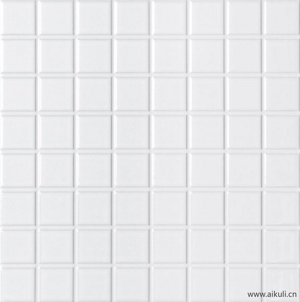 白色小方砖贴