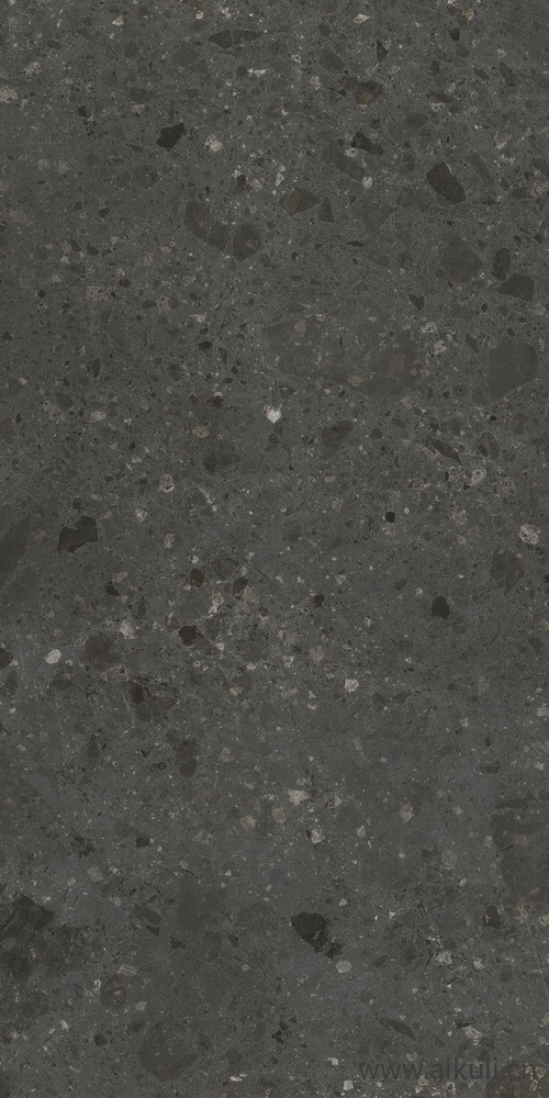 石材岩石贴图Nero ombrato水磨石黑 300x150 F04