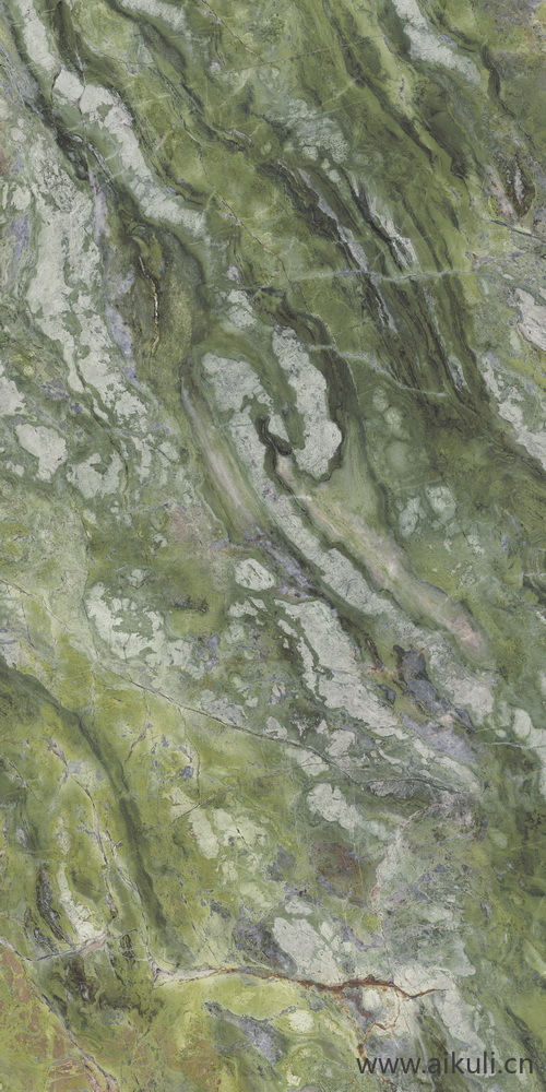 石材岩石贴图Brilliant Green  绿光森林 150x300 F01