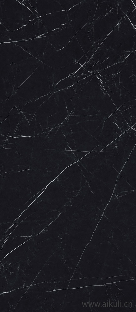 石材岩石贴图Nero Marquinia 帝王黑  270x120 F02