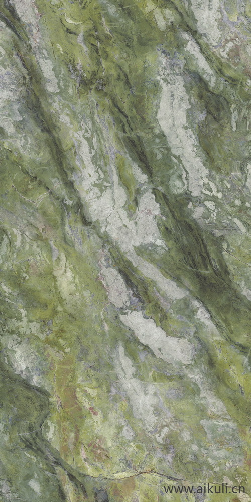 石材岩石贴图Brilliant Green   绿光森林 150x300 F04