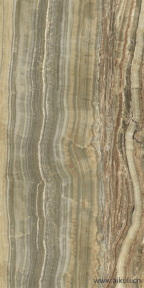 石材岩石贴图Green_Onyx_Vein_Cut 幻彩玉 150x300 F01