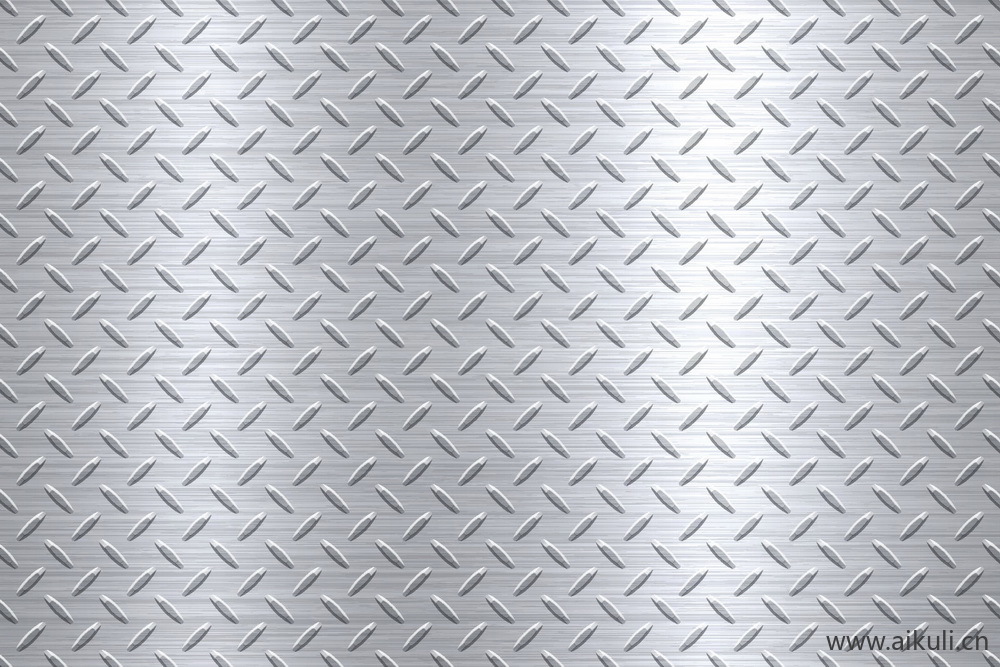 银色凹凸花纹板金属贴图