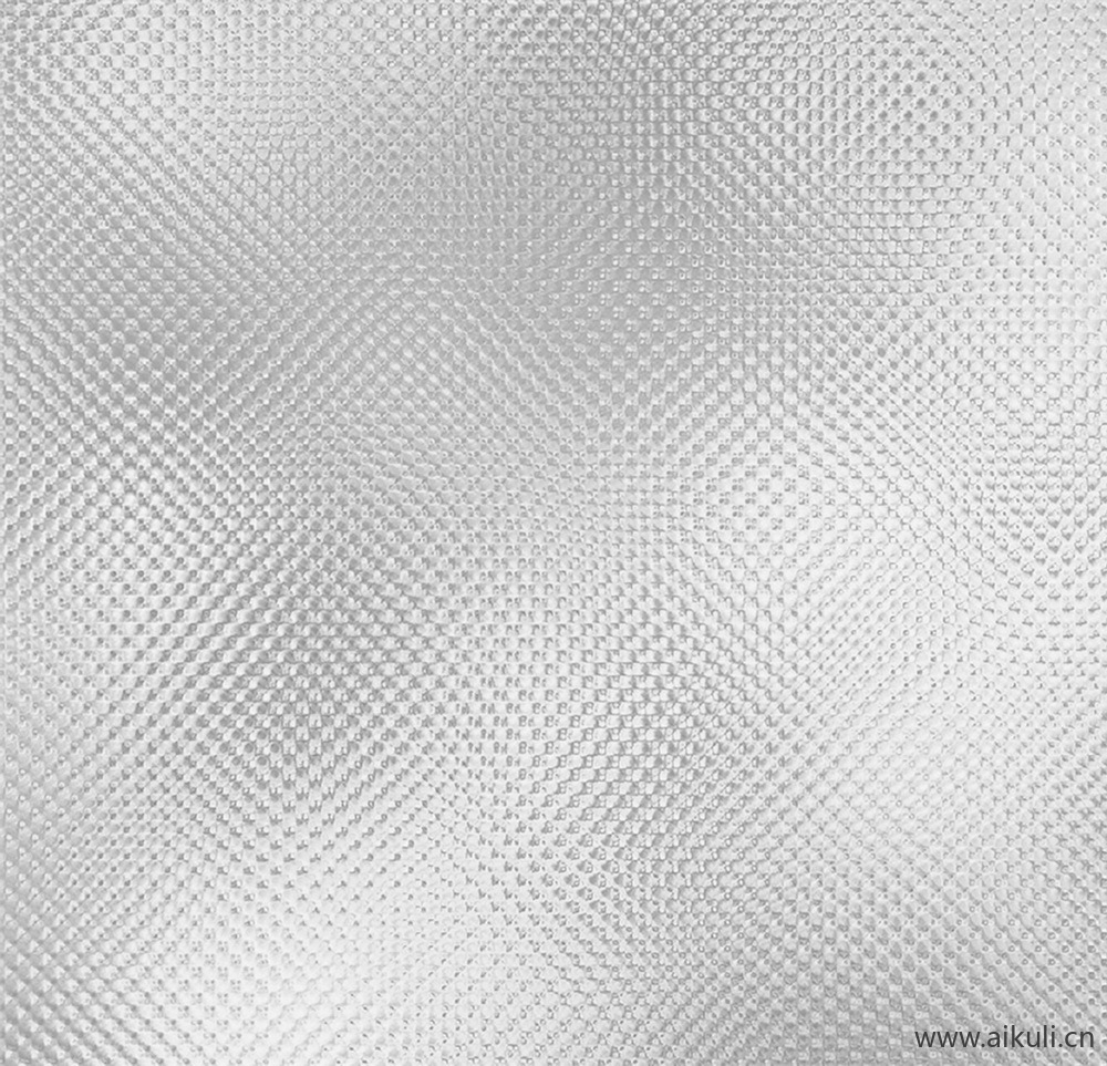 磨砂虹彩色贴花夹丝钢化玻璃砖CV