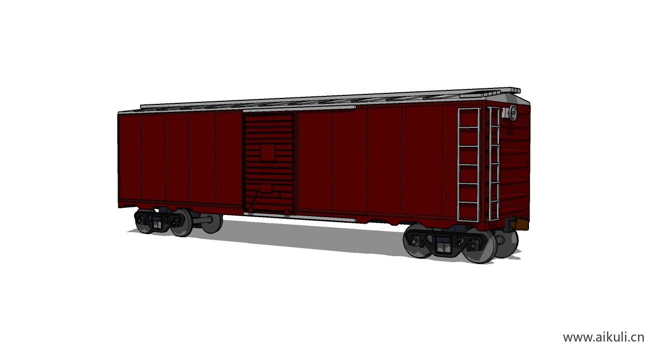火车厢_SketchUp BQ -SU模型SU模型