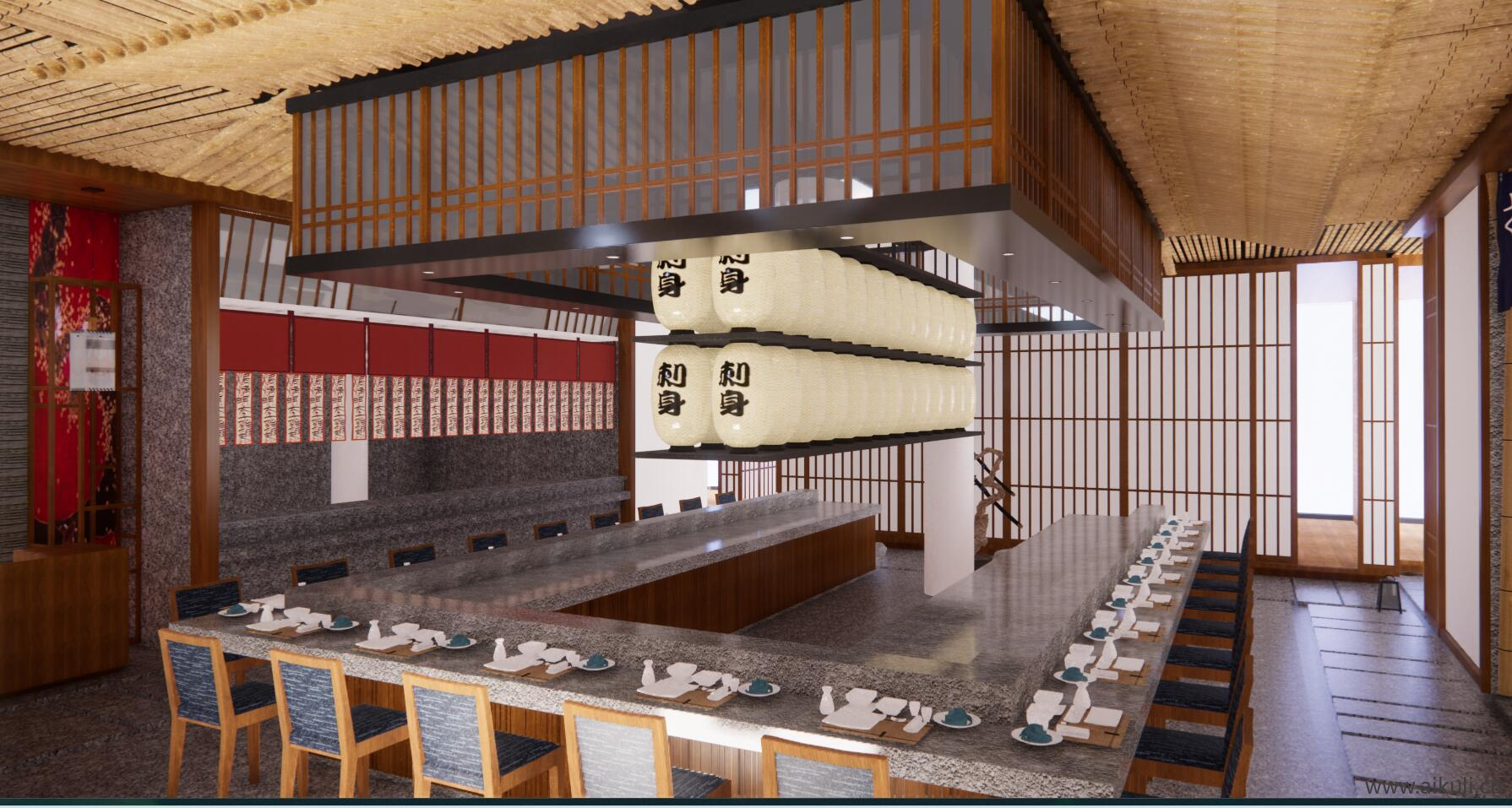日式风格日料寿司 SU