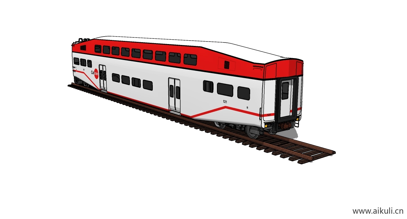 火车厢_SketchUp BD -SU模型SU模型