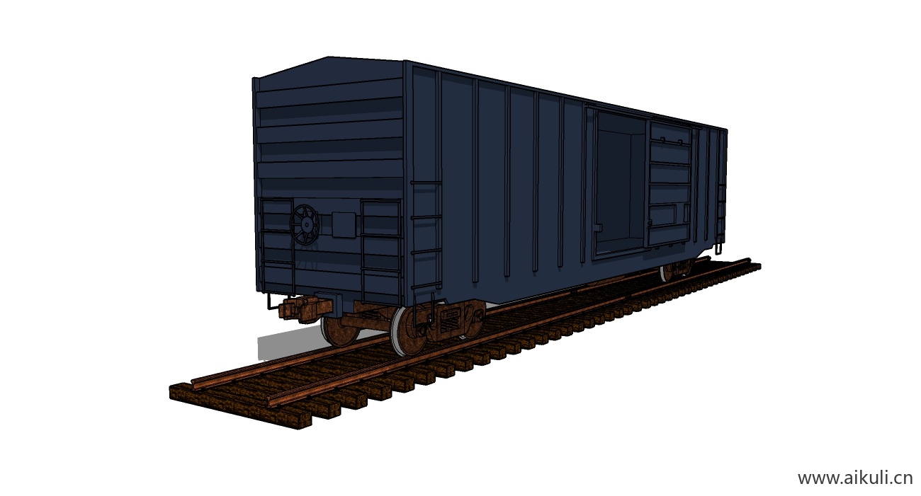 火车厢_SketchUp BP -SU模型SU模型