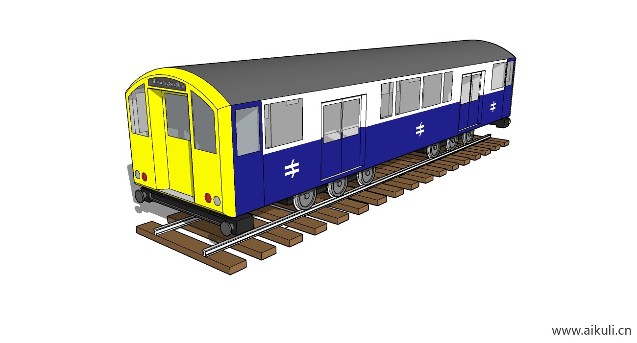 火车厢_SketchUp BO -SU模型SU模型