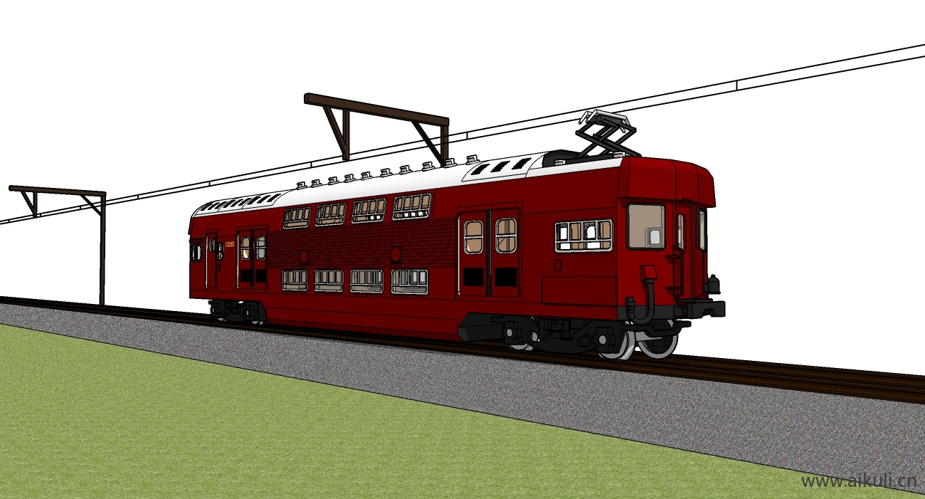 火车厢_SketchUp BR -SU模型SU模型