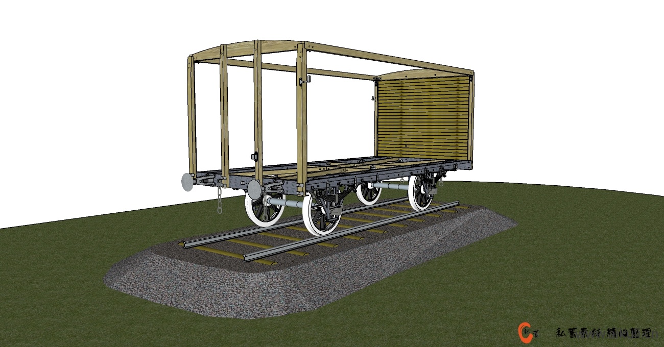 火车厢_SketchUp CH -SU模型SU模型