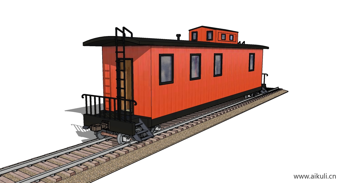 火车厢_SketchUp BK -SU模型SU模型