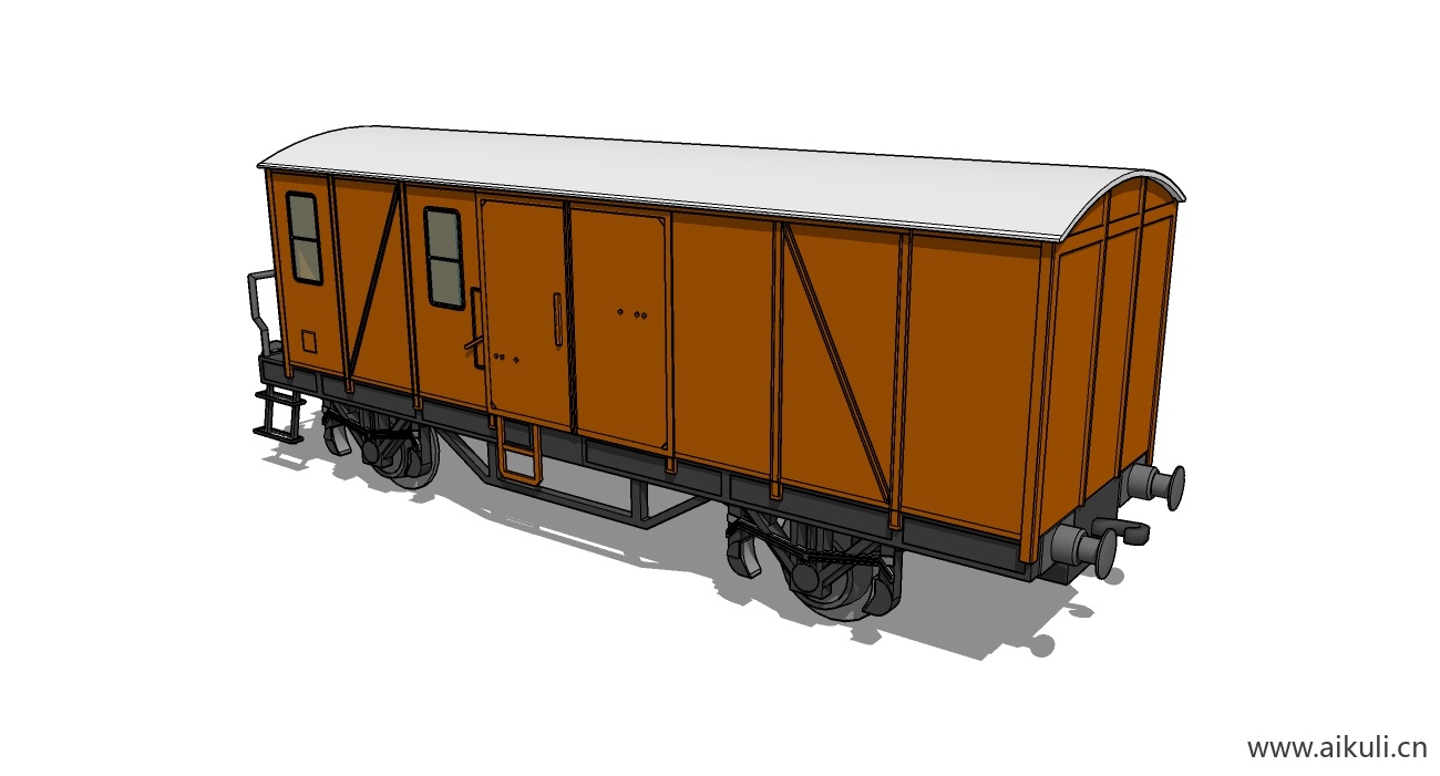 火车厢_SketchUp Z -SU模型SU模型