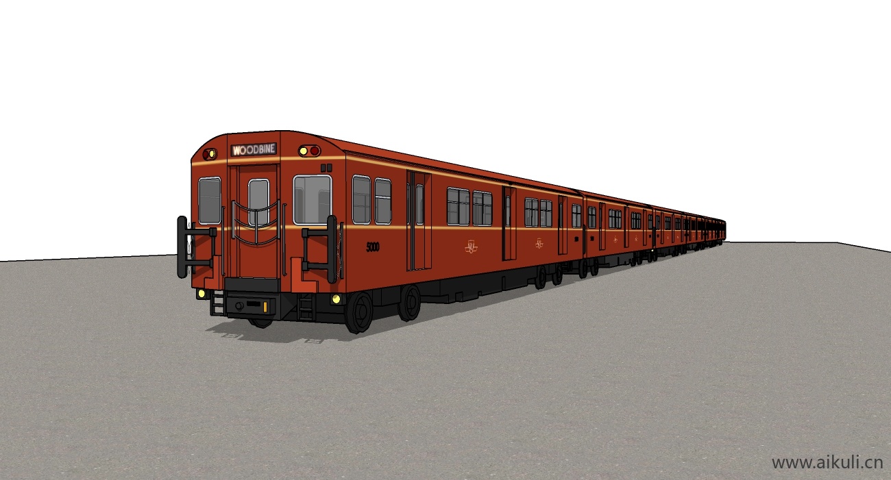 火车厢_SketchUp BT -SU模型SU模型