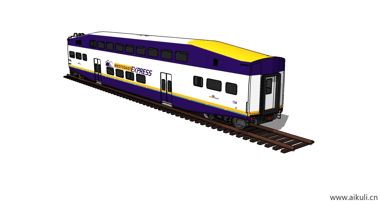火车厢_SketchUp BH -SU模型SU模型
