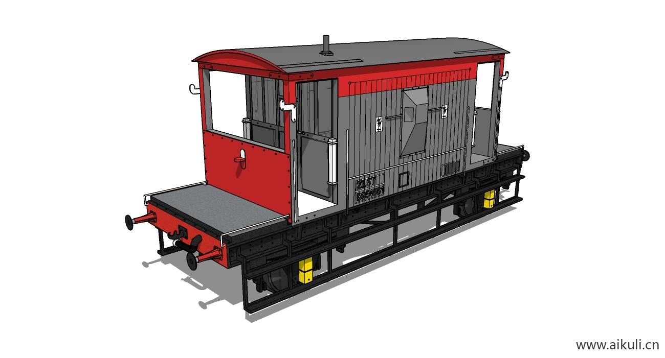 火车厢_SketchUp BJ -SU模型SU模型