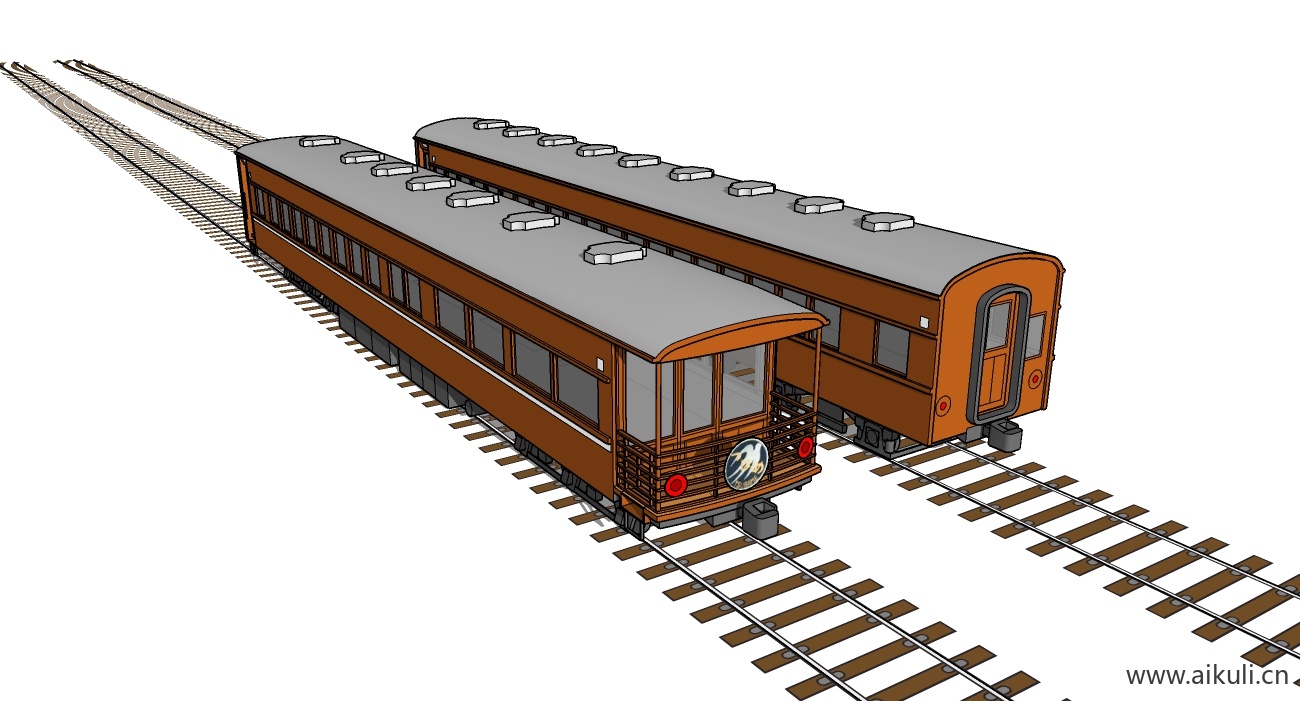 火车厢_SketchUp BB -SU模型SU模型