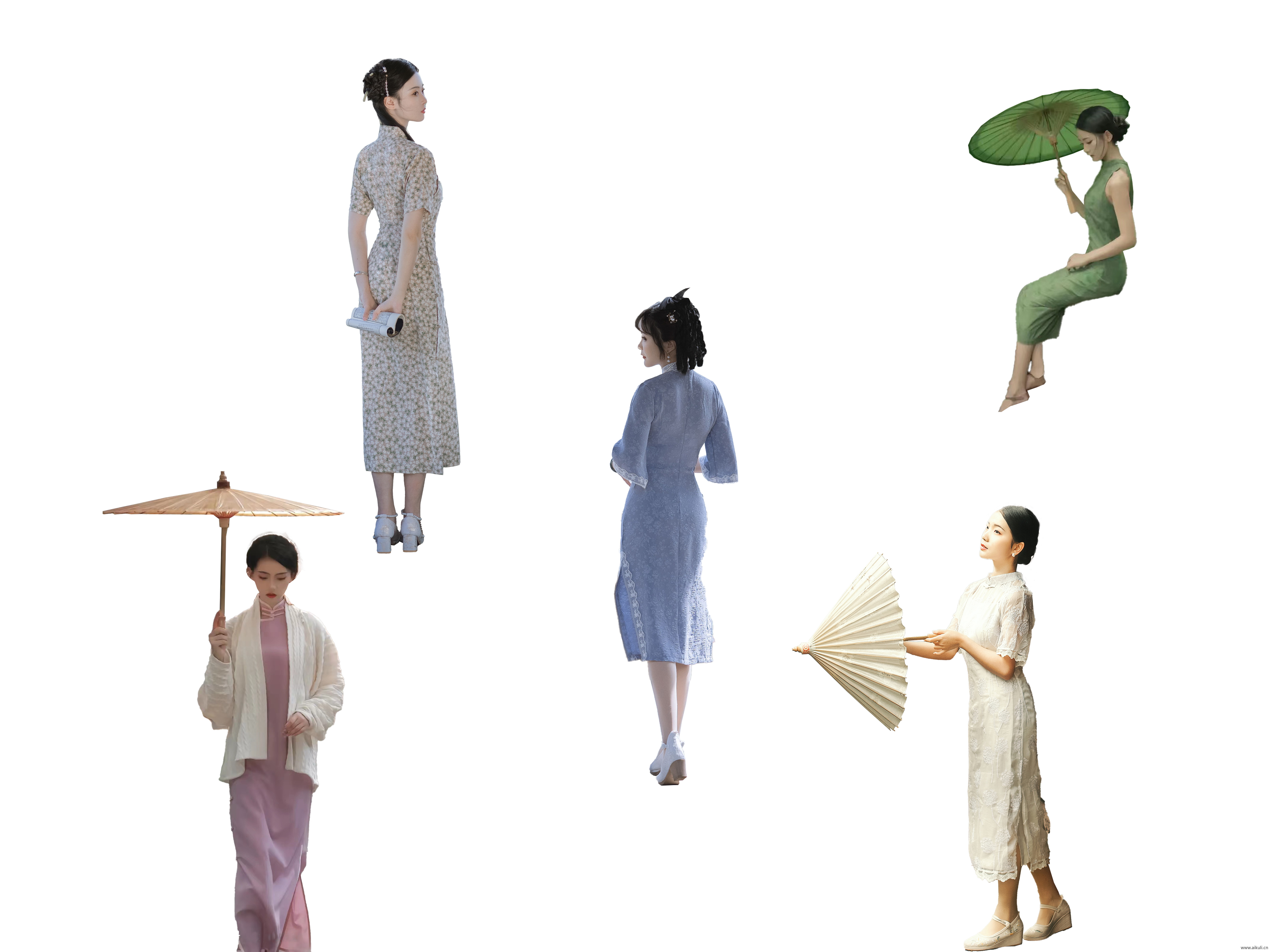 现代旗袍人物 NG