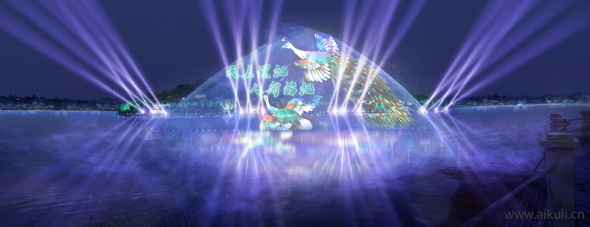 夜景灯光免抠夜晚特效F舞台光影psd效果图素材