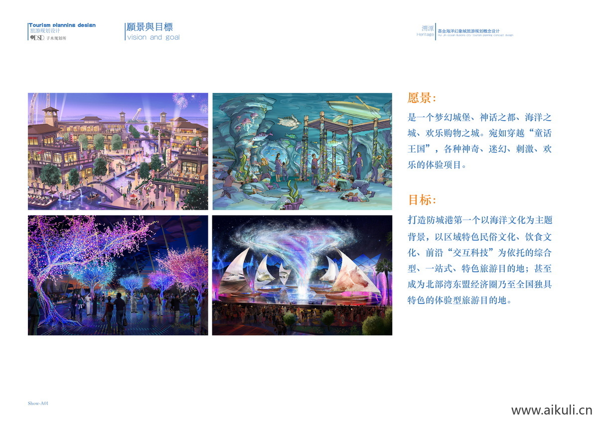 愿景目标设计元素分析PSD素材