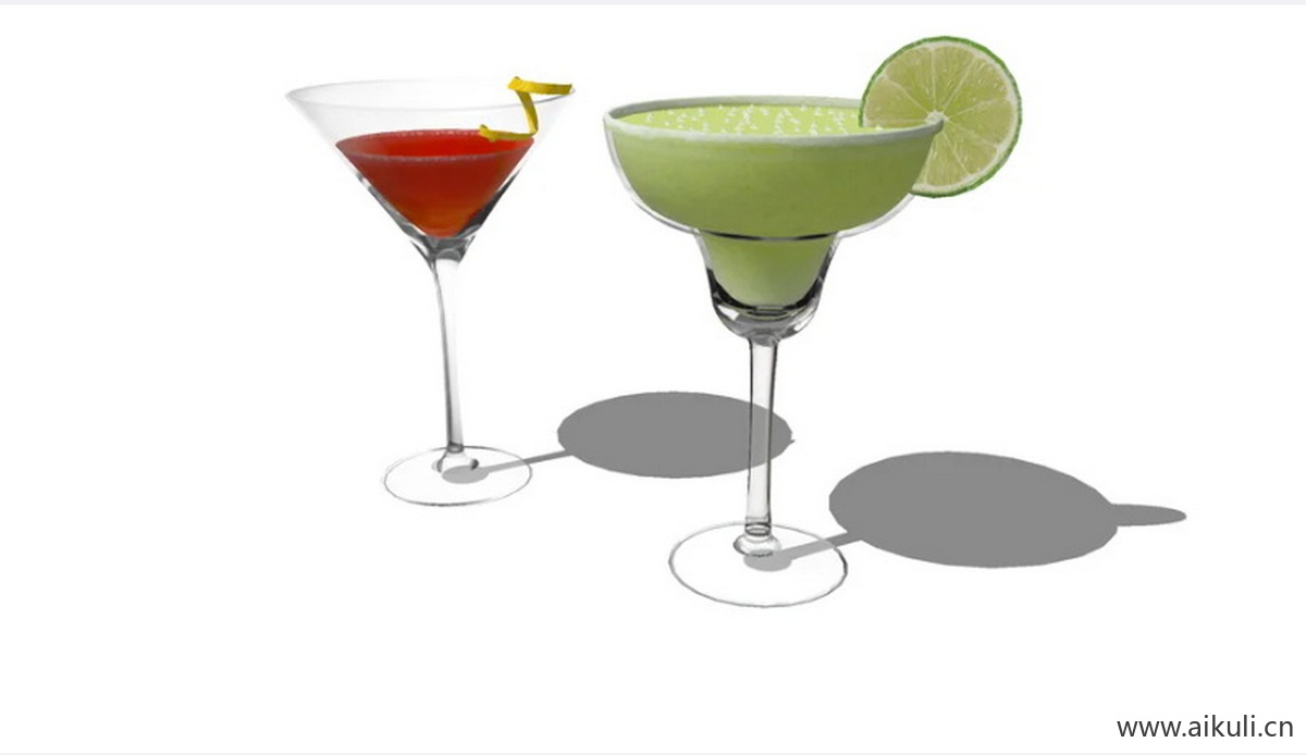 drinks饮料 冰淇淋SU模型