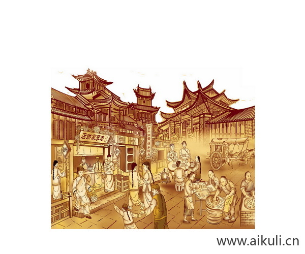 民俗人物E场景PNG免扣