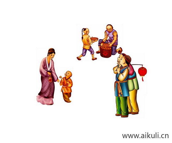 民俗人物K场景PNG免扣