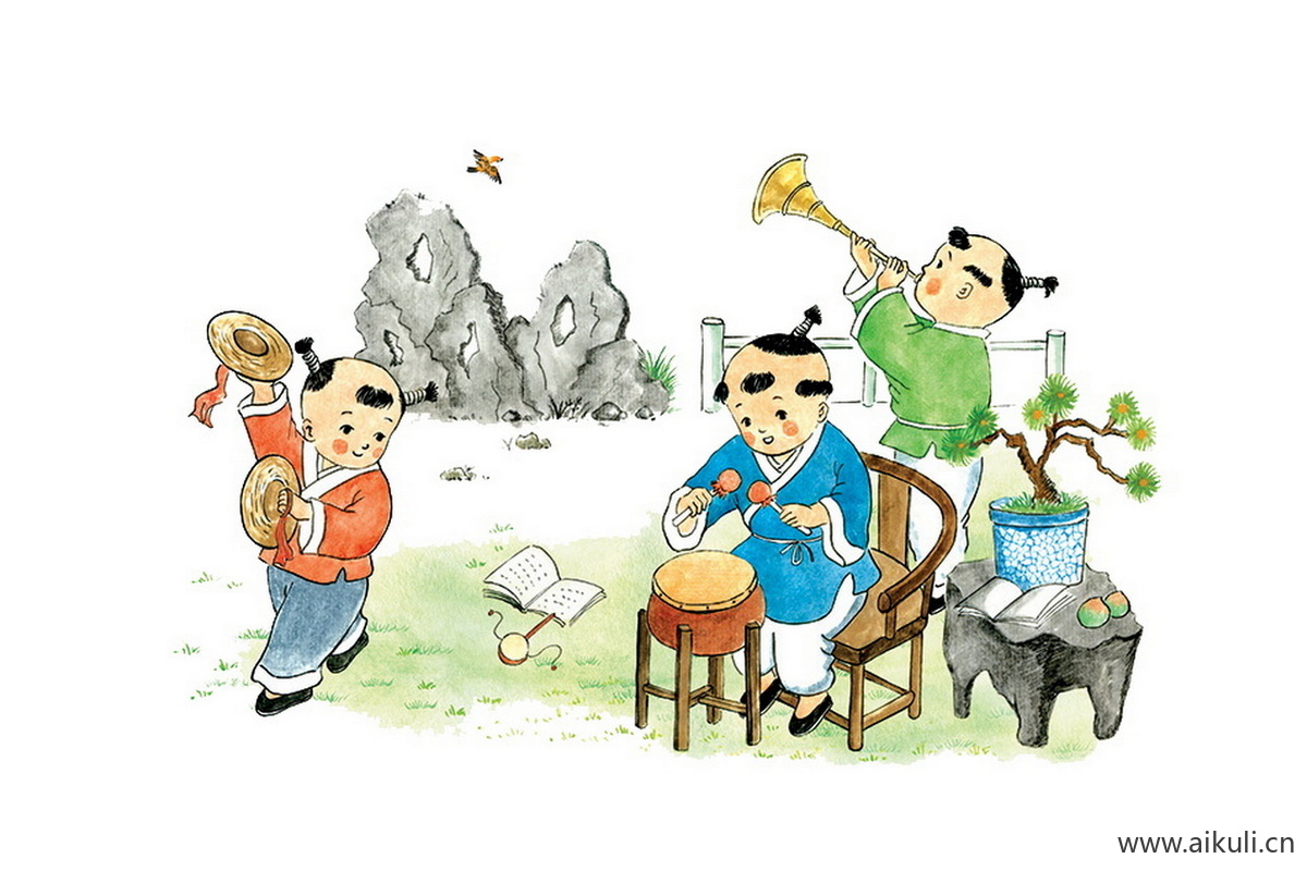 民俗人物W场景PNG免扣