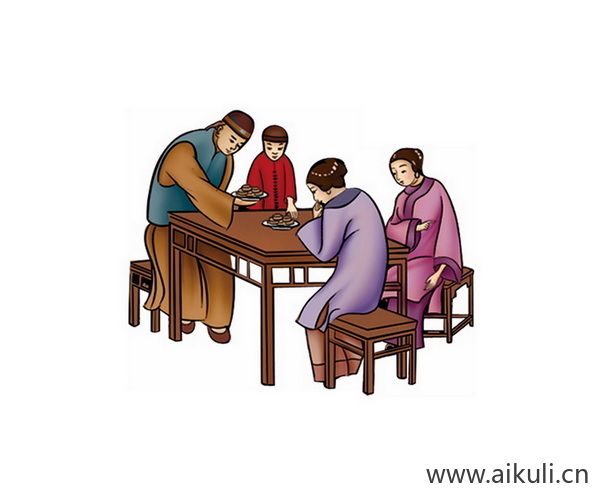 古代传统手工工艺F市井民俗人PNG免扣素材