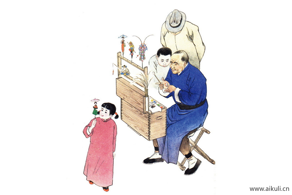 手工艺Q市井民俗人PNG免扣素材