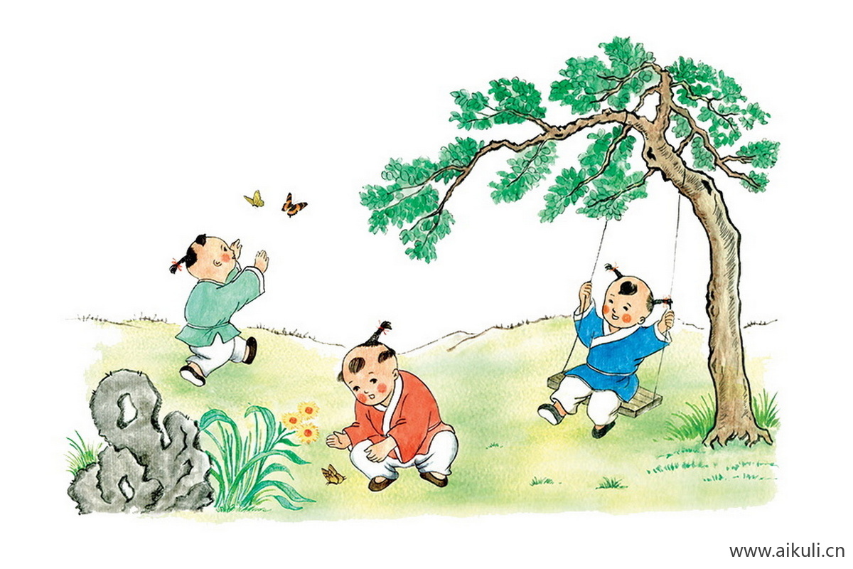 民俗人物V场景PNG免扣