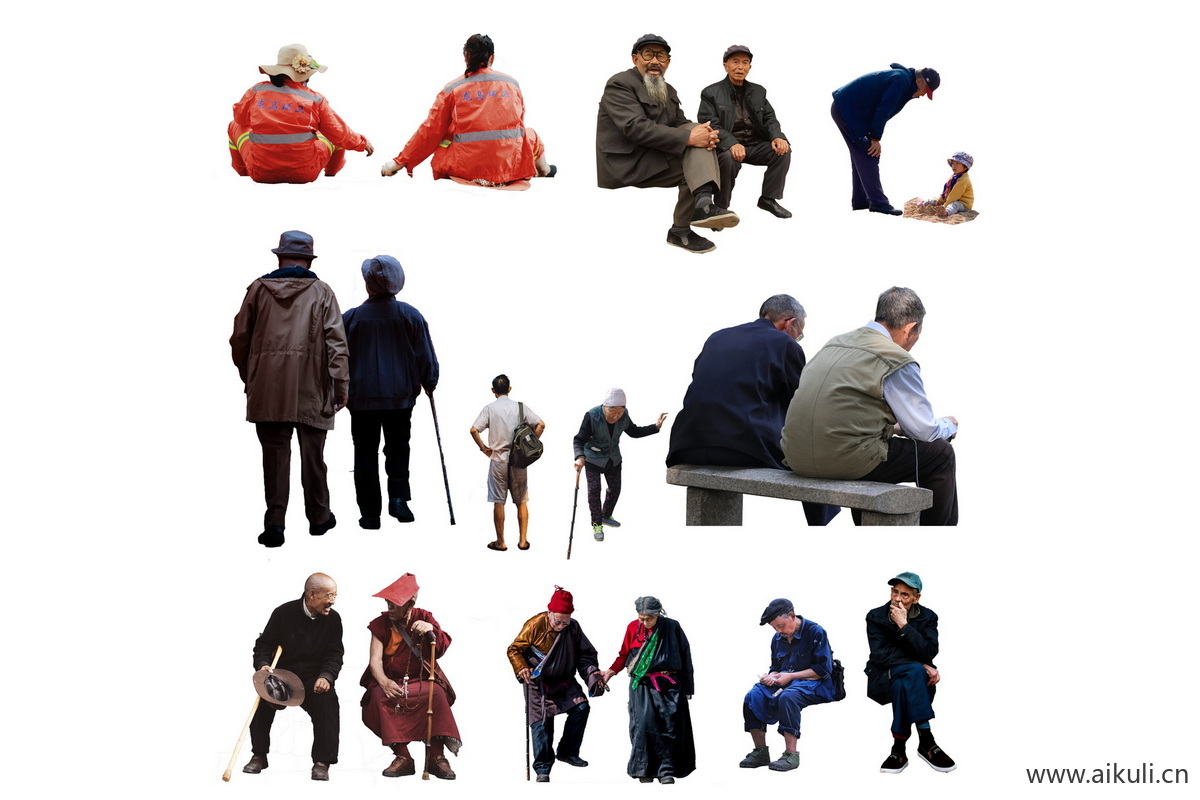 乡村活动人物 农民人物ps素材