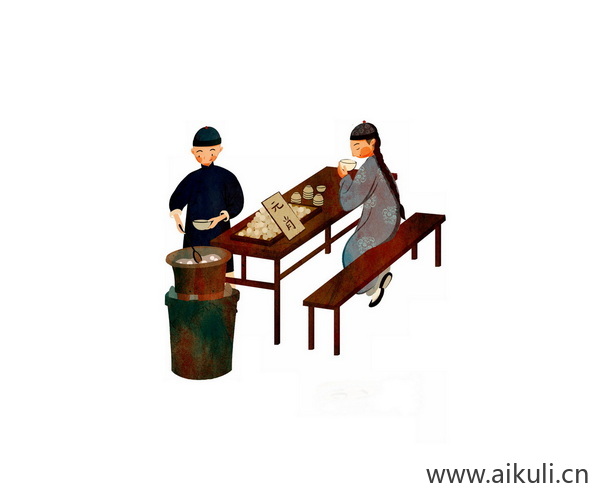 古代传统手工工艺Y市井民俗人PNG