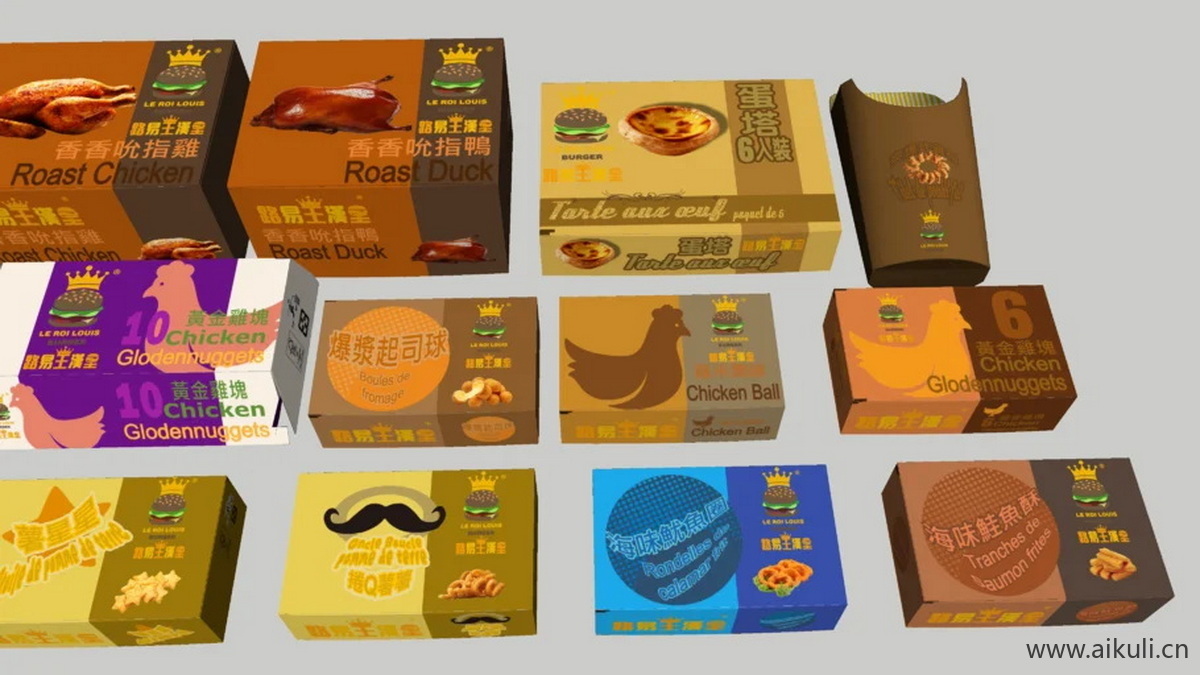 咸点鸡柳条食品包装合