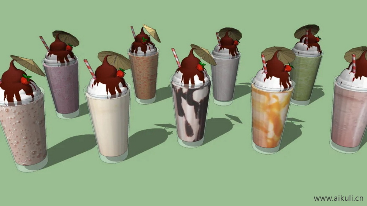frapp奶昔冰淇淋和饮料