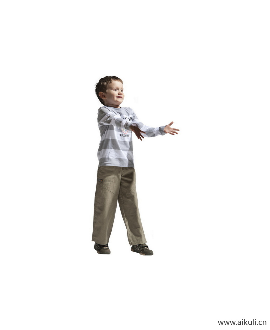 活泼小男孩U系列动作PNG