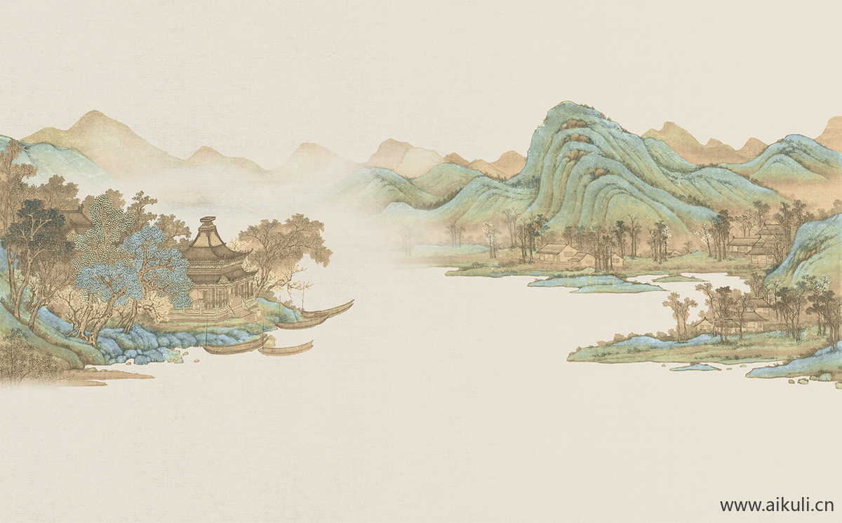 中式山水壁纸3贴图