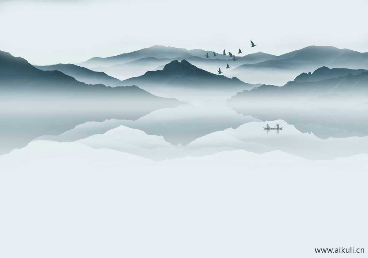 新中式GY水墨风 贴图 壁画