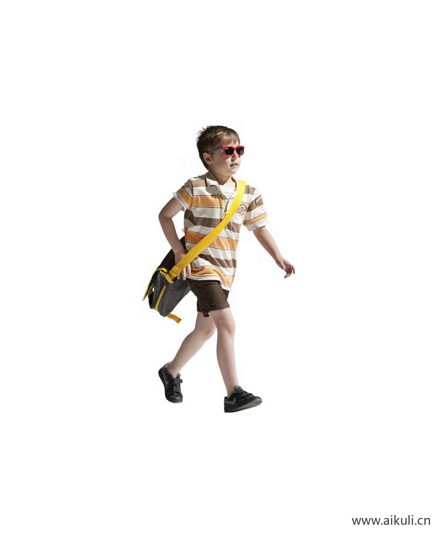 运动男孩U人物系列动作PNG