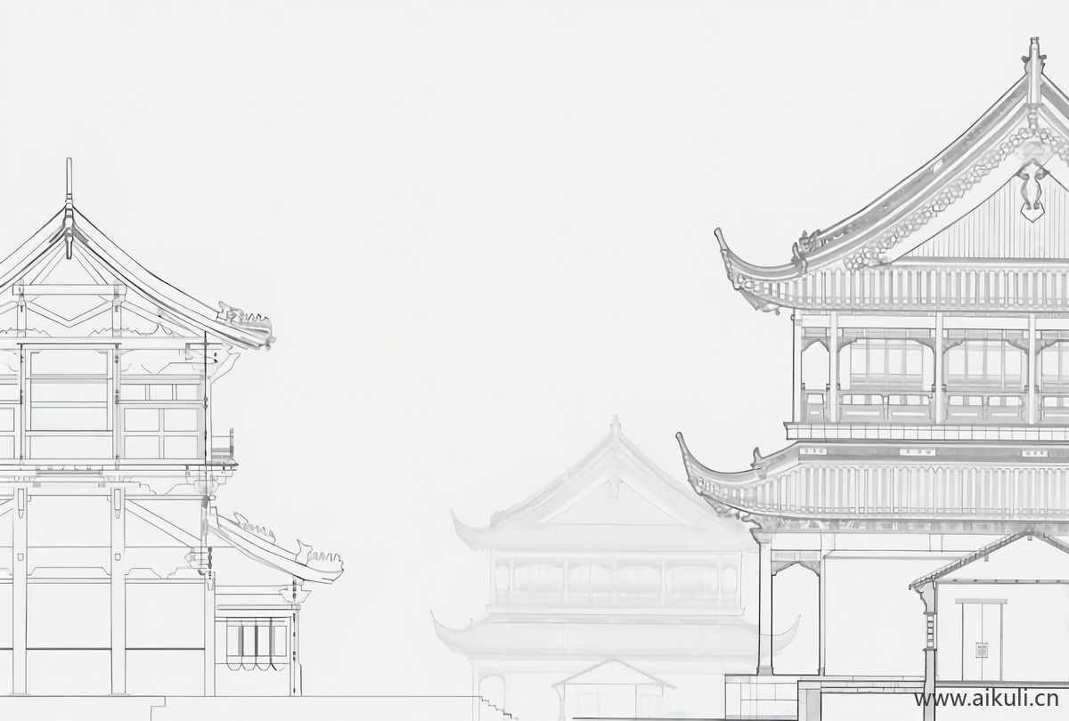 新中式B水墨风 贴图 壁画