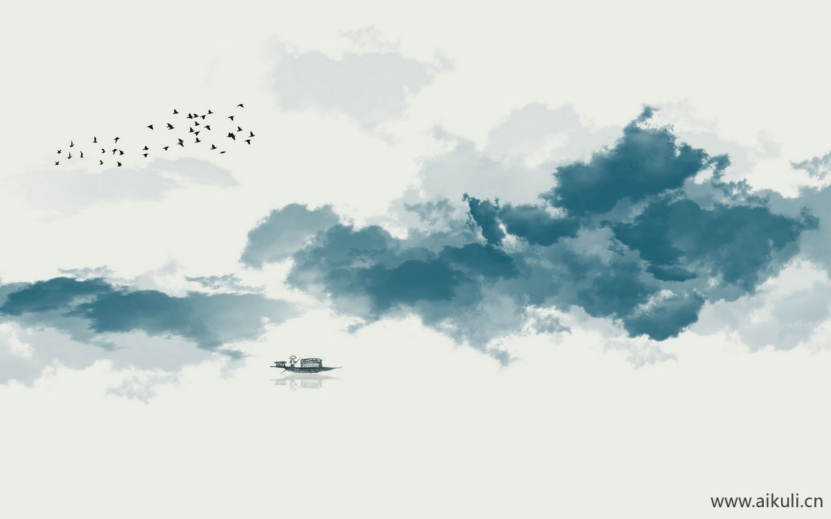 新中式CX水墨风 贴图 壁画