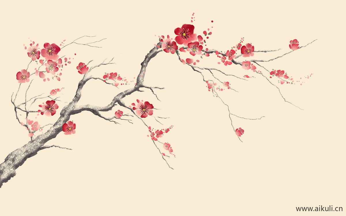 高清壁画贴图DI 梅花