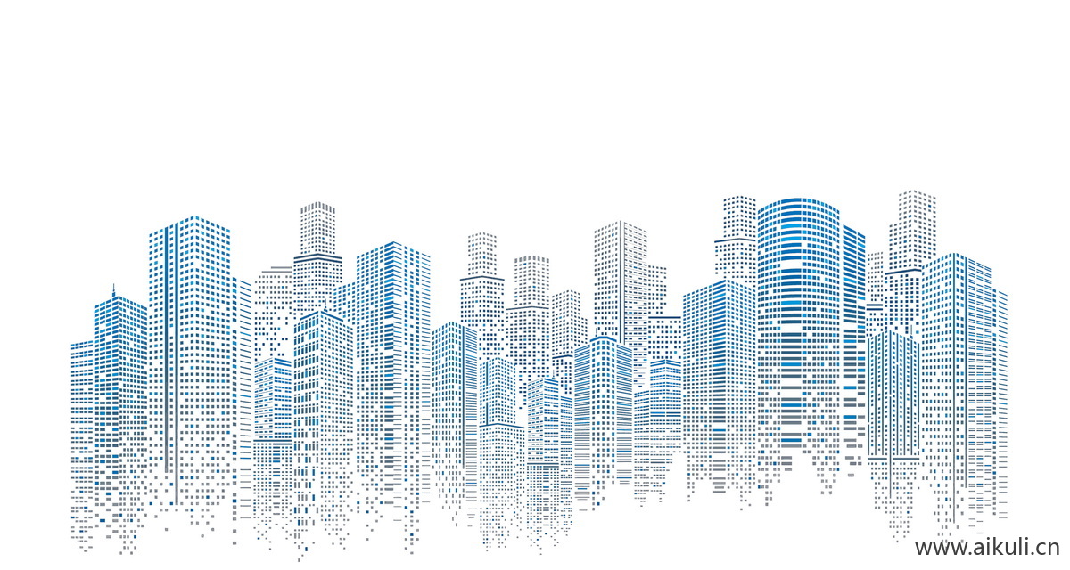城市剪影A建筑、城市、城市像素、城市景观